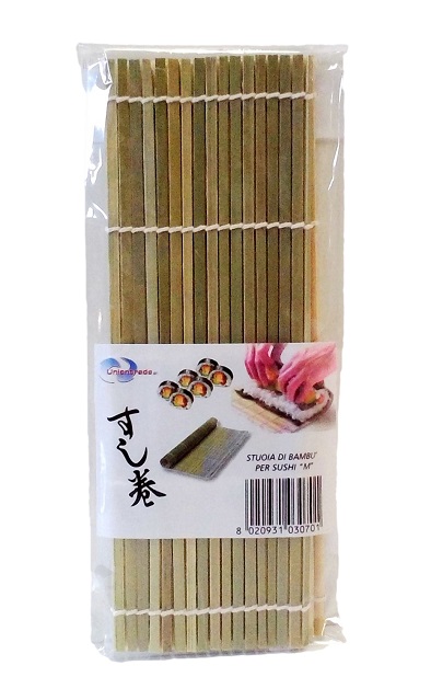 Stuoia di bambù per sushi a cannette piatte